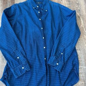 Ralph Lauren Blue Button-Up Shirt